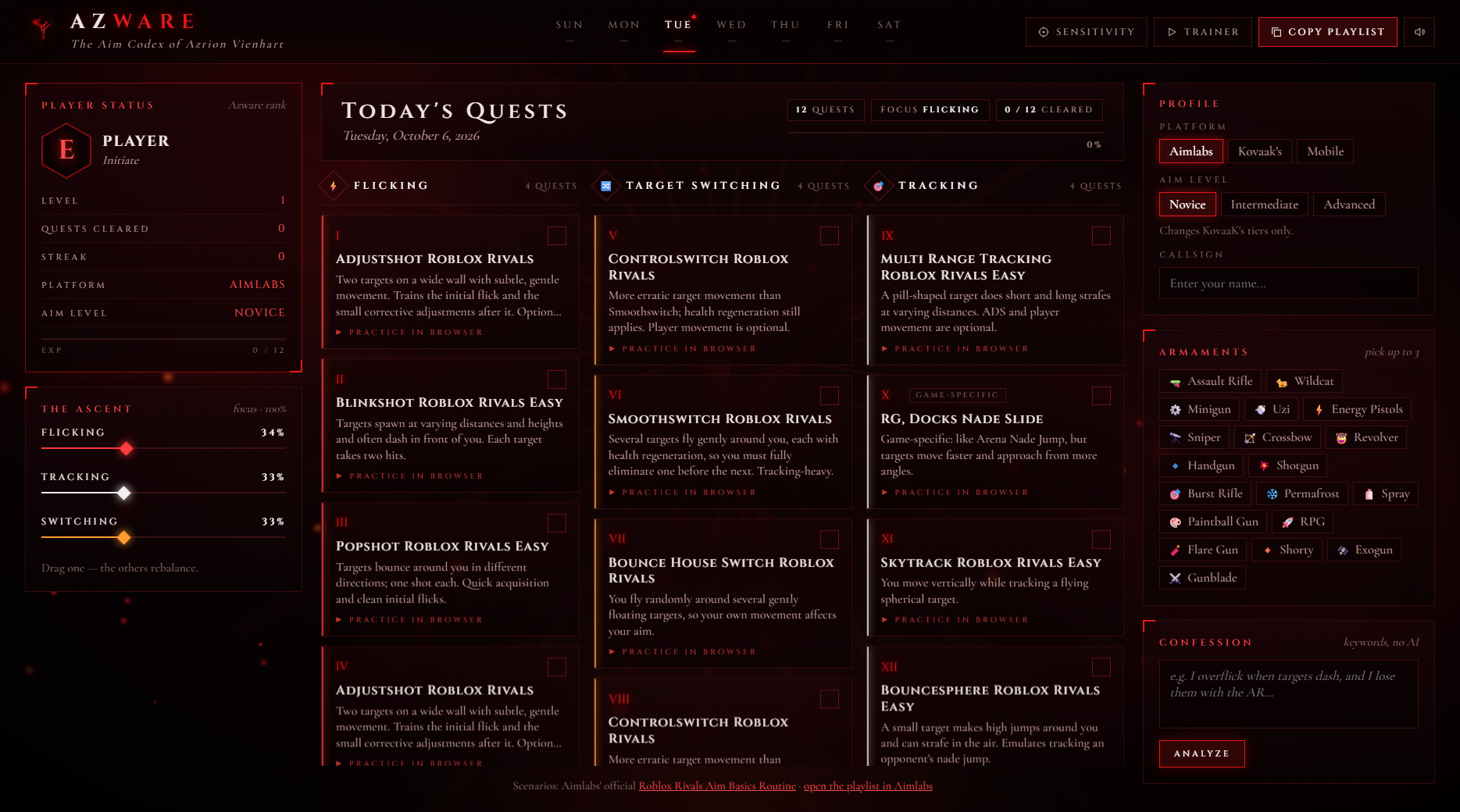 Azware app screenshot